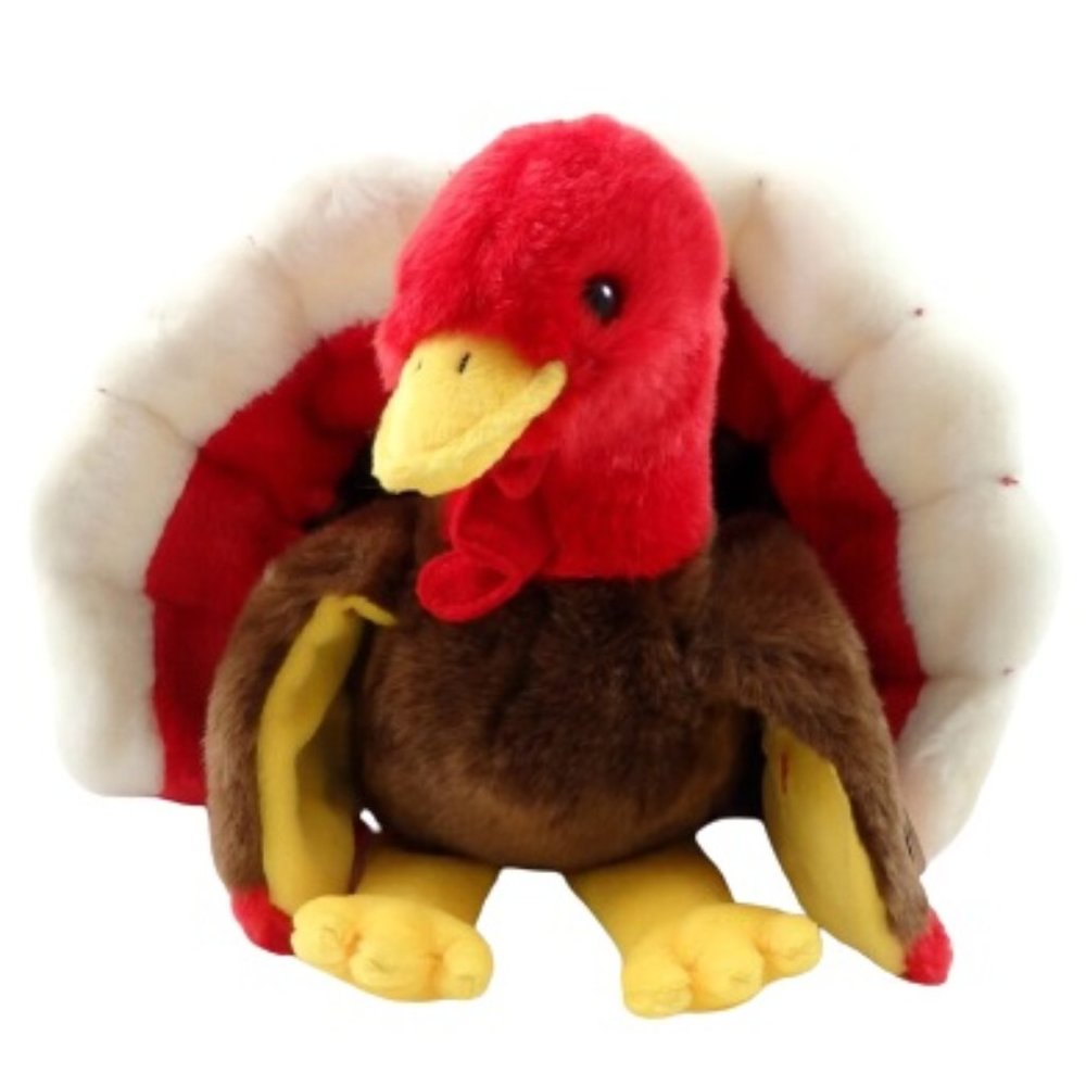 TY Gobbles Buddy Turkey Bird Stuffed Animal